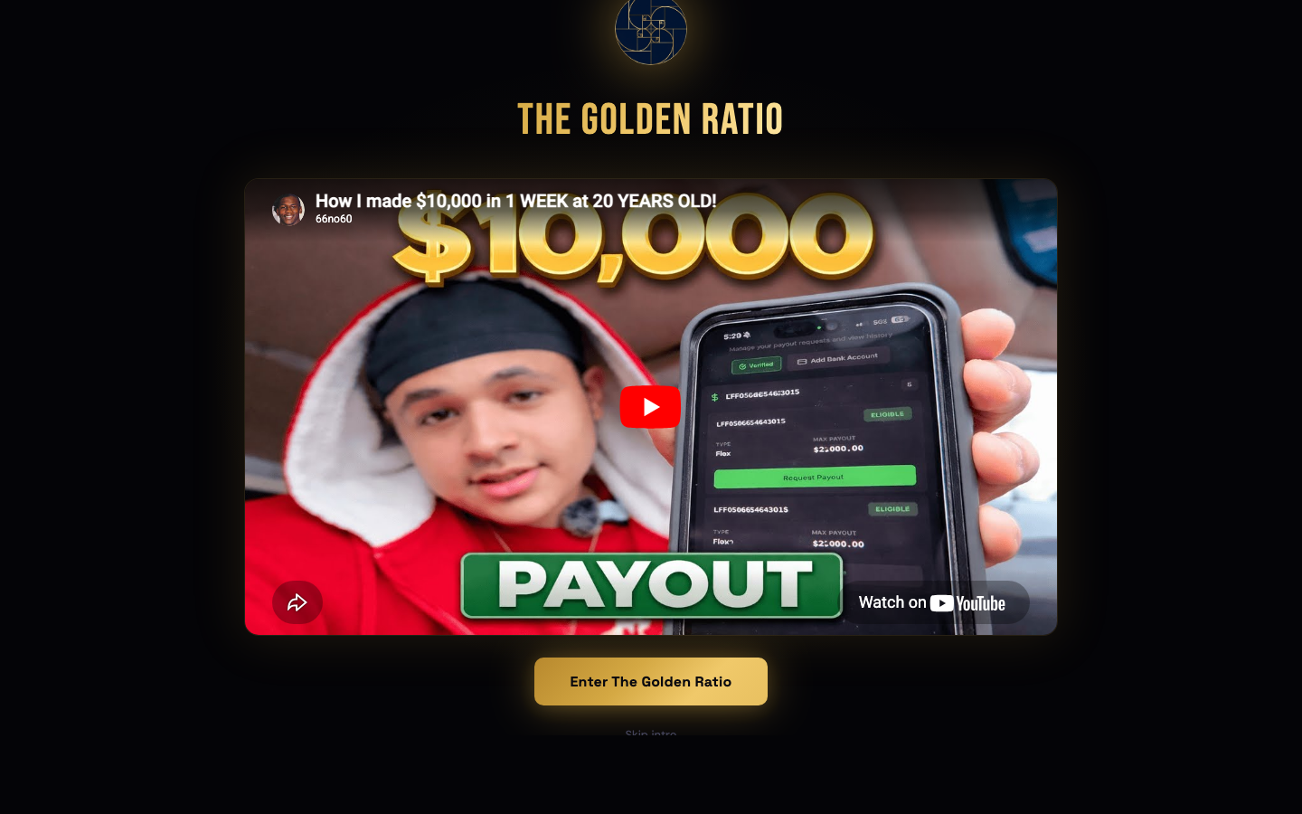 The Golden Ratio — 66no60.com